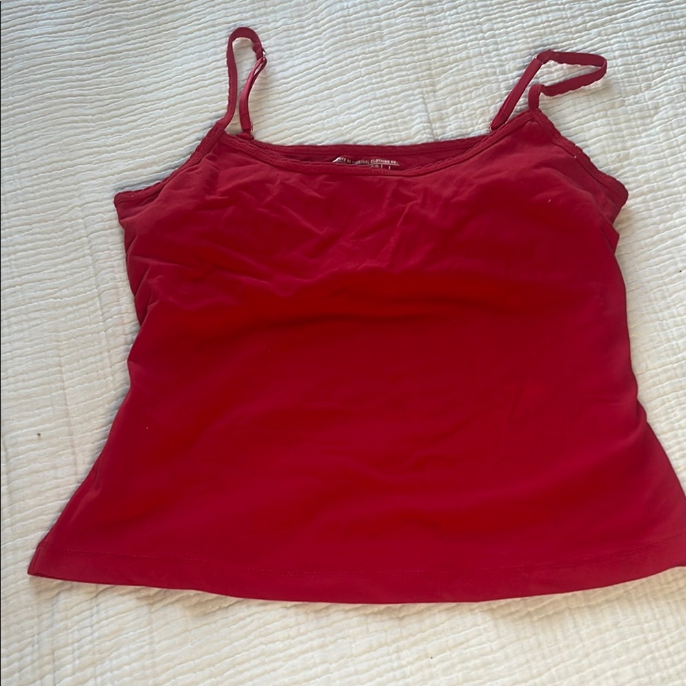 Women's Red Camisole Top